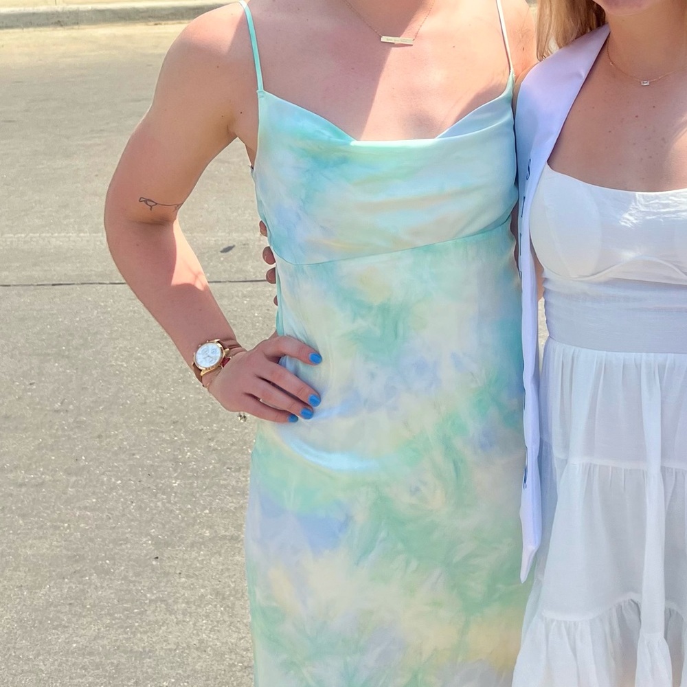 Lulu’s Cowl Neck Slip Dress